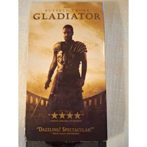 Gladiator VHS Tape  Russell Crow Directed by Ridley Scott